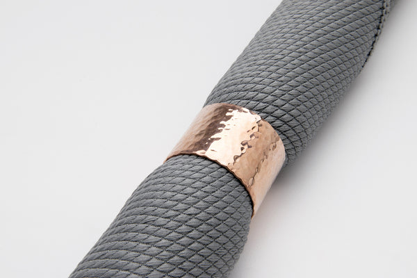 Copper Planished Napkin Ring