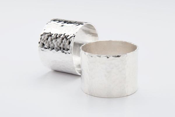 Silver Planished Napkin Ring