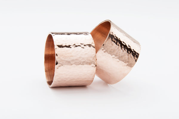 Copper Planished Napkin Ring