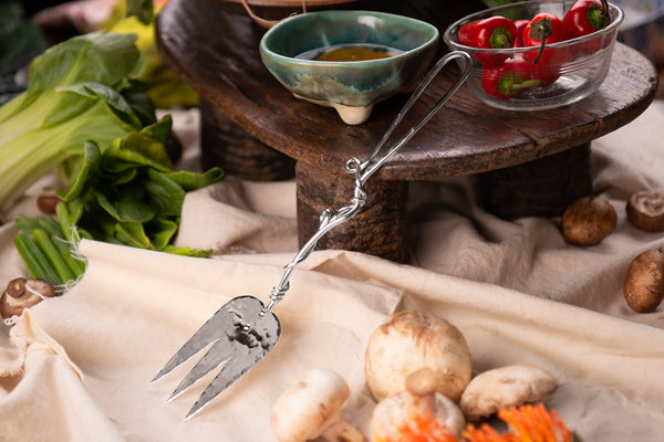 Silver Three Tine Meat Fork