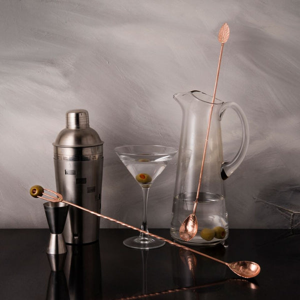 Copper Trident Fork Bar Spoon