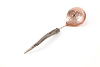 Copper Star Pattern Berry Spoon