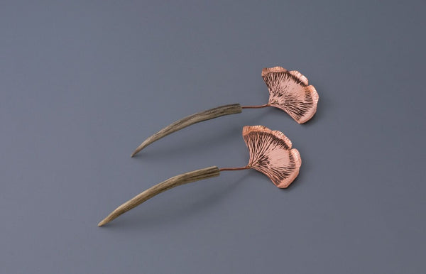 Copper Ginkgo Salad Set