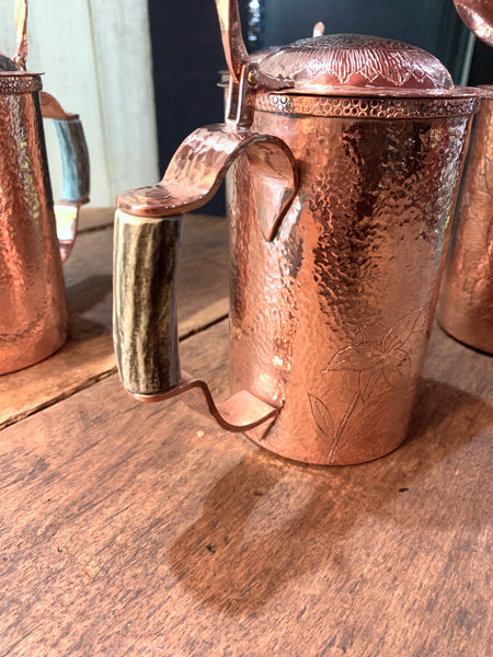 Copper Sunflower Steins