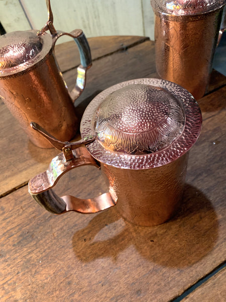 Copper Sunflower Steins