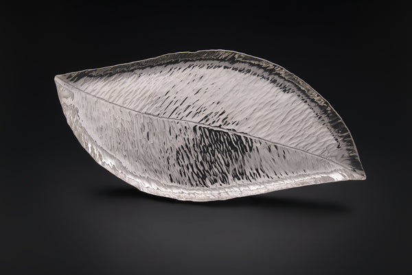 Silver Magnolia Leaf Tray