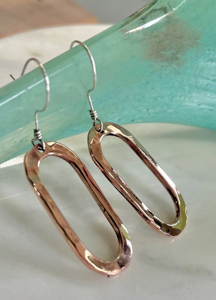 Oval Link Earrings