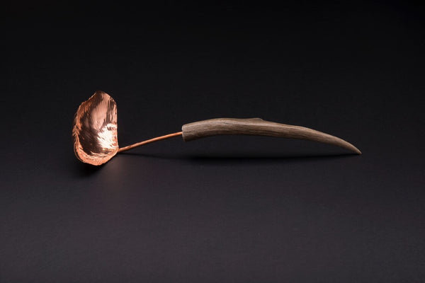 Copper Ginkgo Gravy Ladle