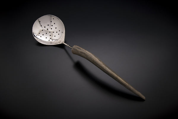 Silver Star Pattern Berry Spoon