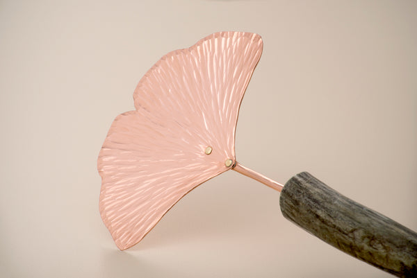 Copper Ginkgo Small Flat Server