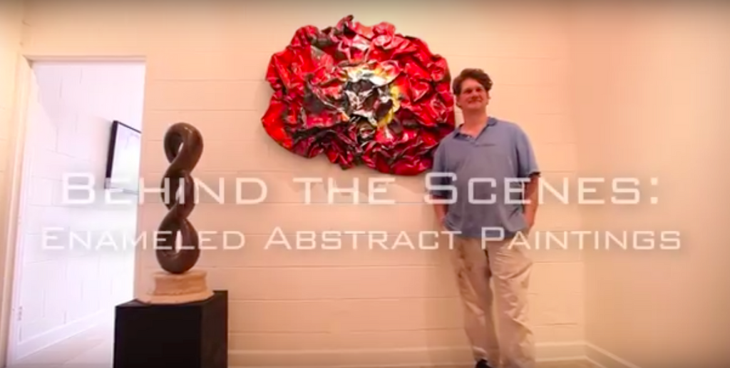 Ben Caldwell: Behind the Scenes: Abstract Enameled Paintings