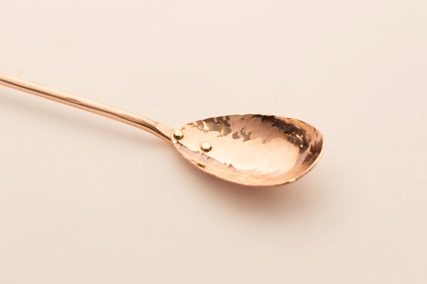 Copper Tasting Spoon with Antler