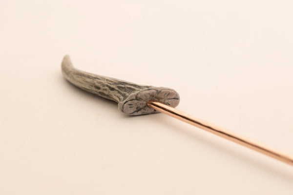 Copper Tasting Spoon with Antler
