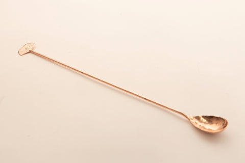 Copper Ginkgo Leaf Bar Spoon
