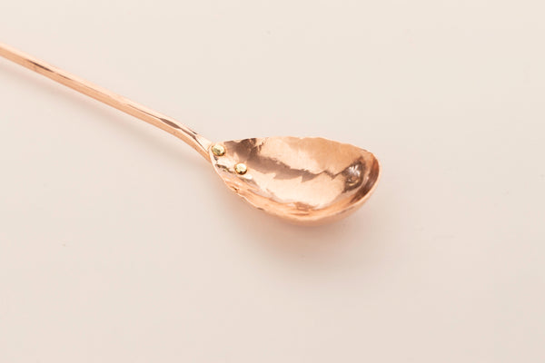 Copper Ginkgo Leaf Bar Spoon