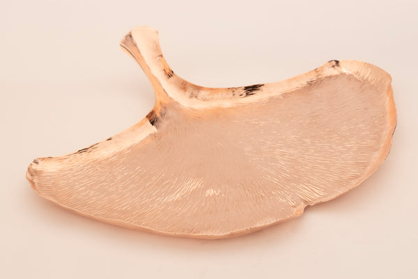 Copper Ginkgo Leaf Tray