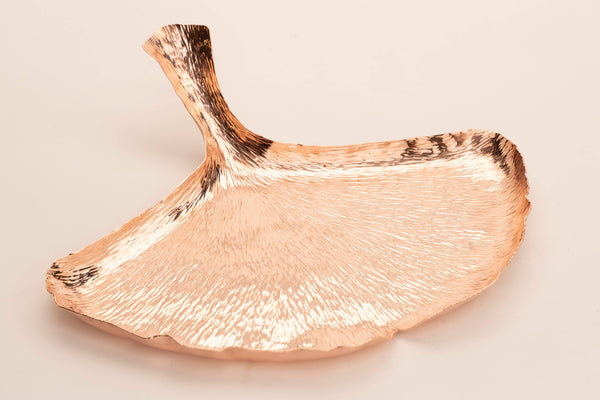 Copper Ginkgo Leaf Tray
