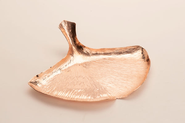 Copper Ginkgo Leaf Tray