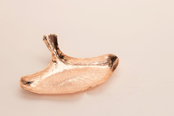 Copper Ginkgo Leaf Tray