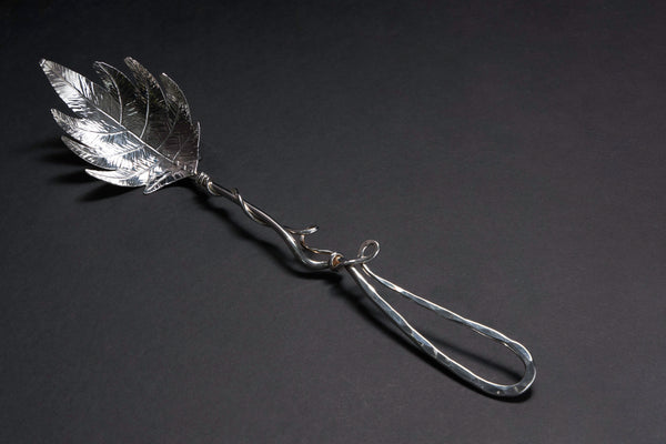 Silver Fern Pasta Server