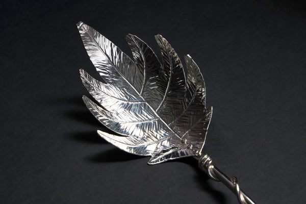 Silver Fern Pasta Server