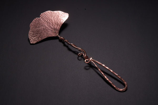 Copper Ginkgo Small Flat Server