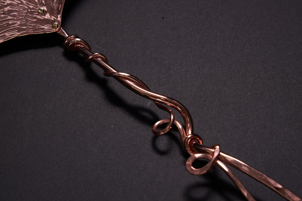 Copper Ginkgo Small Flat Server