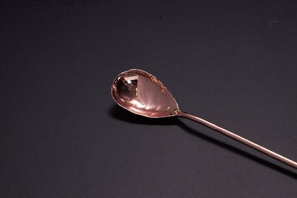 Copper Ginkgo Leaf Bar Spoon