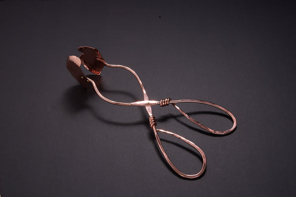 Copper Ginkgo Salad Tongs