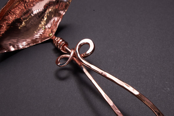 Copper Ginkgo Ladle