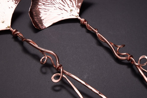 Copper Ginkgo Salad Set
