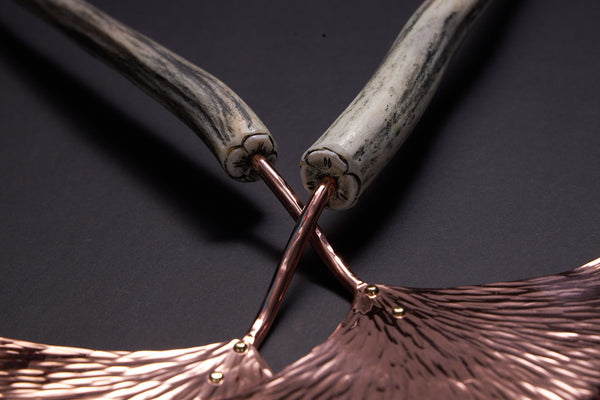 Copper Ginkgo Salad Set