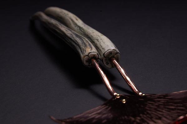 Copper Ginkgo Salad Set
