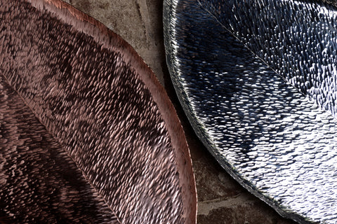 Copper Magnolia Leaf Tray
