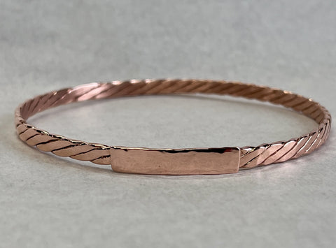 Copper Rope Bangle