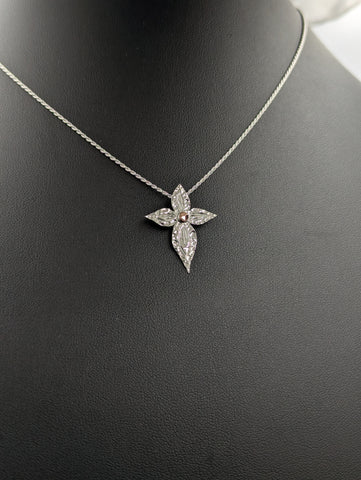Limited Edition Lily Easter Cross Necklace