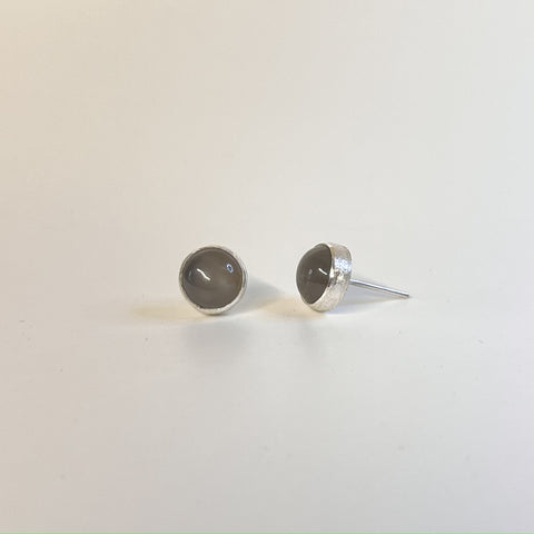 Sterling Silver Summer Earring Collection - Grey Moonstone