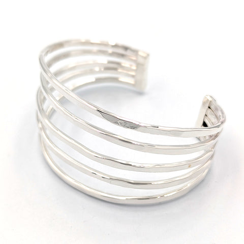 Silver Multi-Strand Cuff