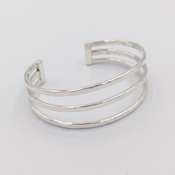 Silver Multi-Strand Cuff