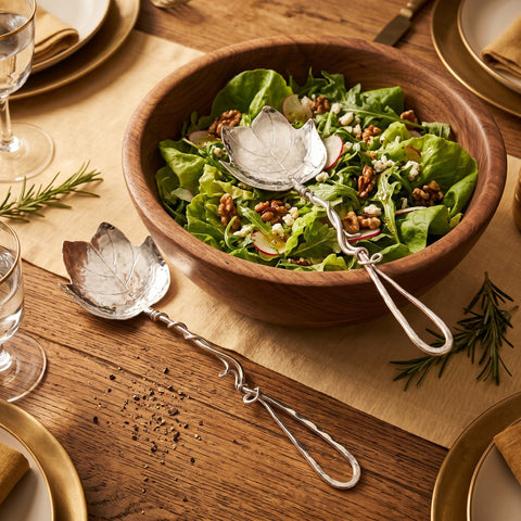 Silver Tulip Poplar Salad Set