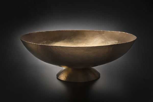 Copper Orchid Bowl