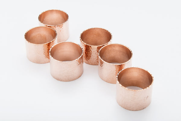 Copper Planished Napkin Ring