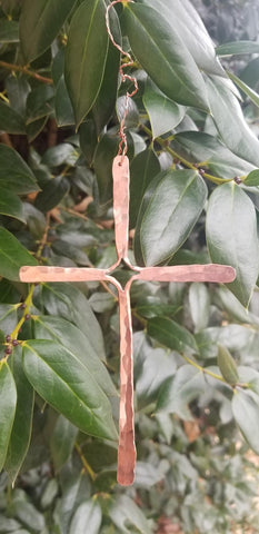 2018 Copper Cross Christmas Tree Ornament - Limited Edition, No Longer Available