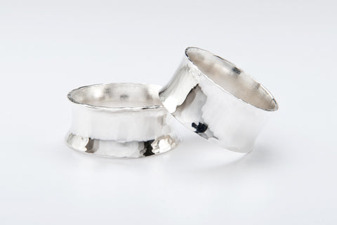 Silver Planished Napkin Ring