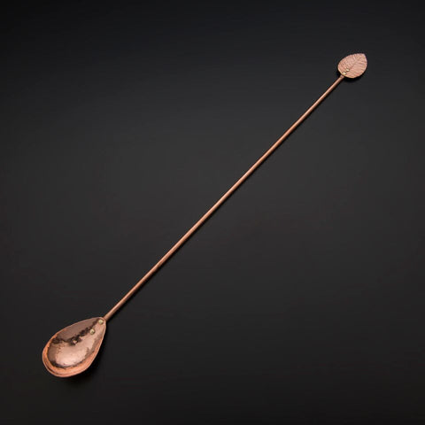 Copper Mint Leaf Bar Spoon