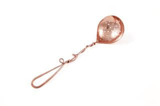 Copper Star Pattern Berry Spoon