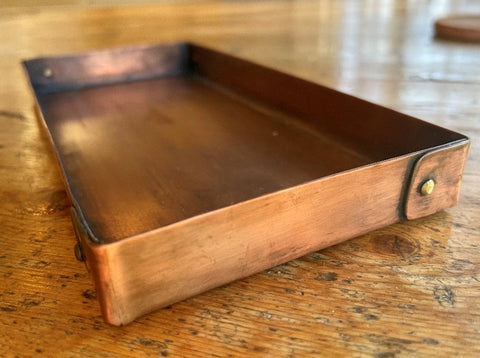 Copper Patten Valet Tray