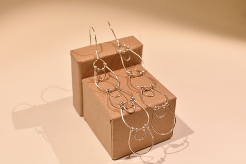 Sterling Silver Links Earrings