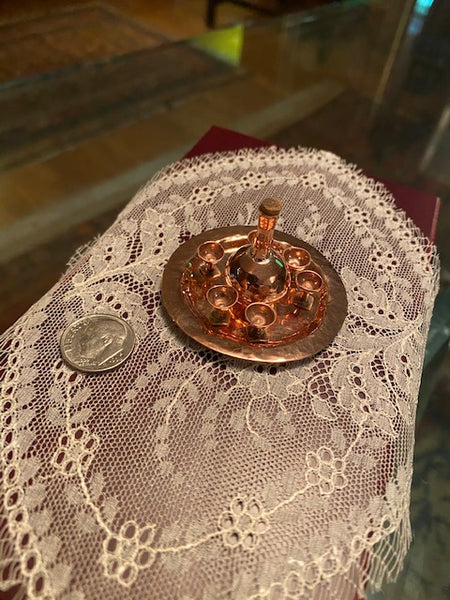 Copper Miniature Wine Set