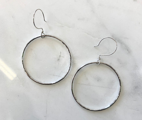 Sterling Hoop Earrings